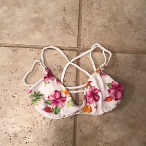Frankie’s bikinis tropical bouquet bikini top